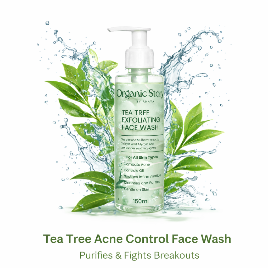 Organic Story Tea Tree Acne Control Face Wash (150ml)