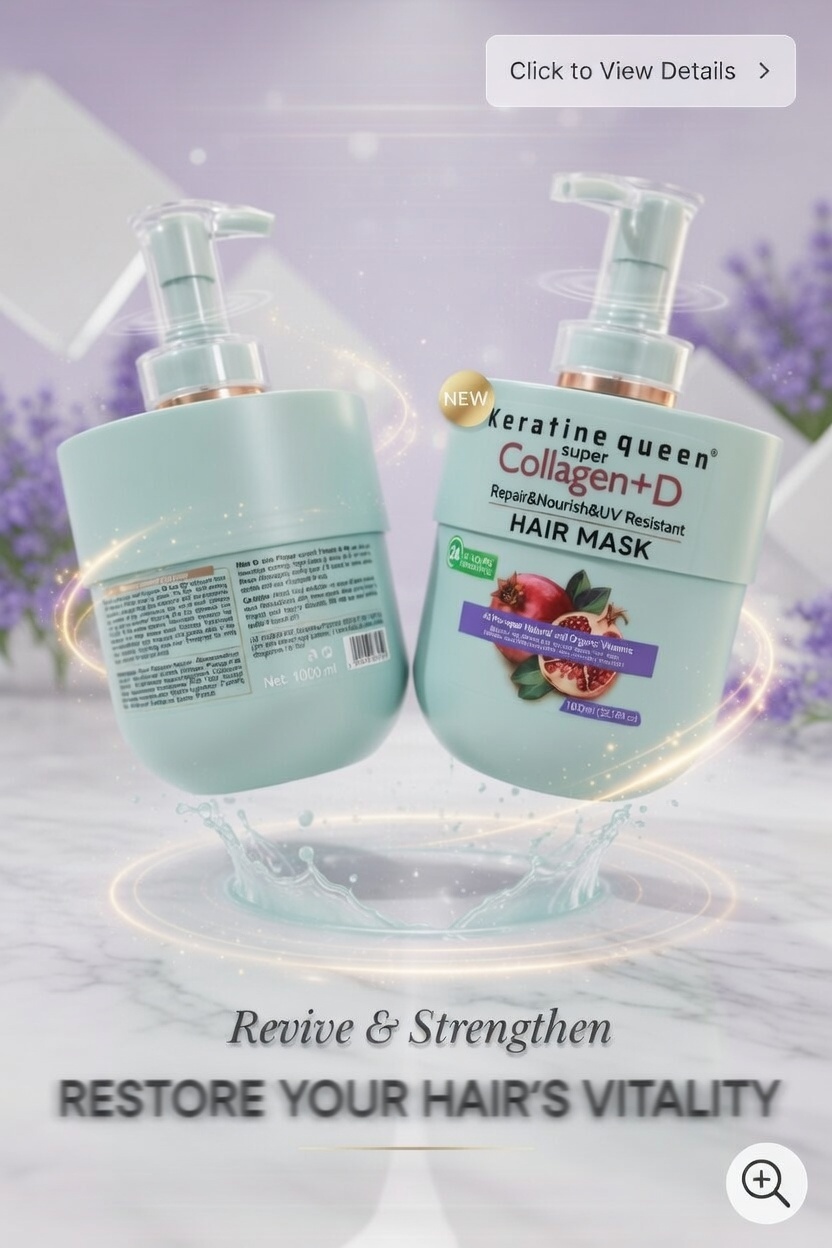 Keratin Queen Collagen D Repair Hair Mask 1000ml