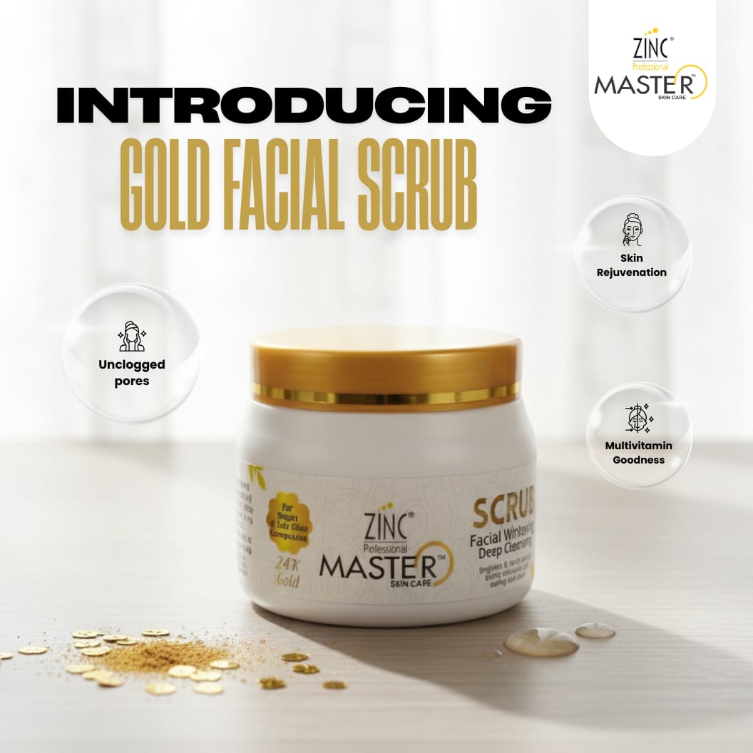 Zinc Master 24K Gold Facial Scrub 250g