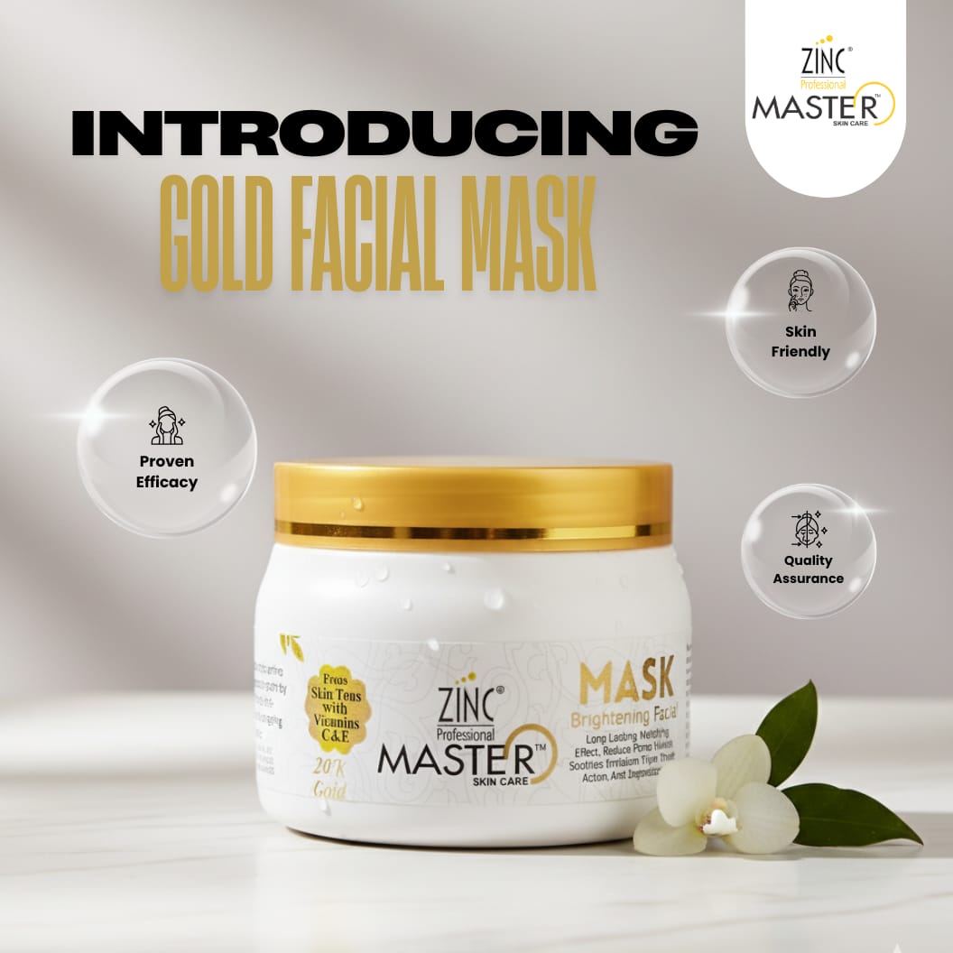 Zinc Master 20K Gold Brightening Facial Mask 250g