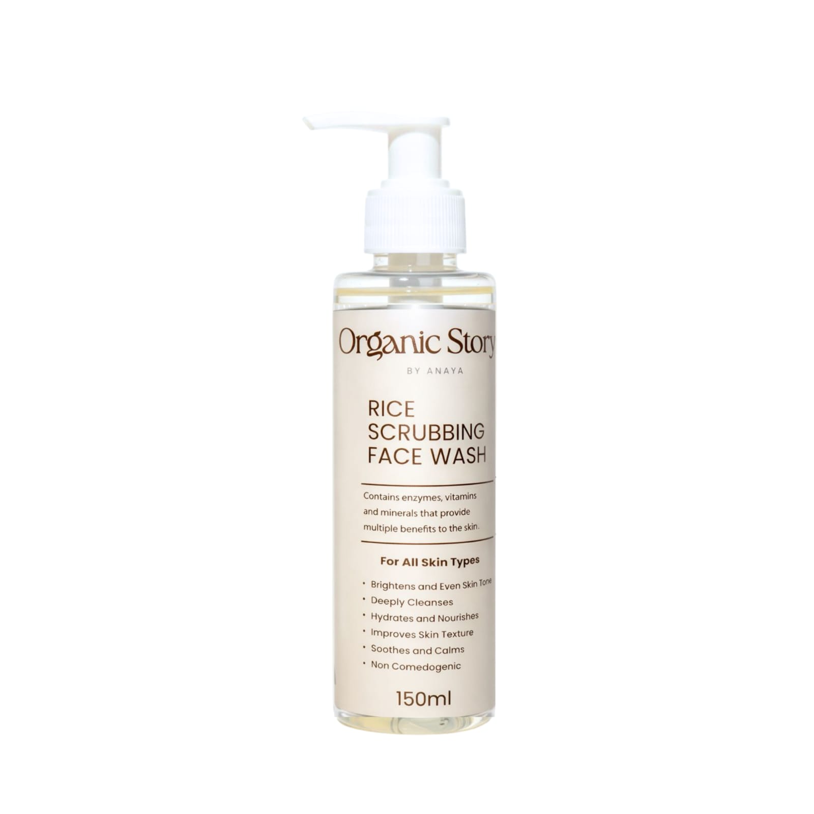 Organic Story Rice Glow Scrub Face Wash (150ml)