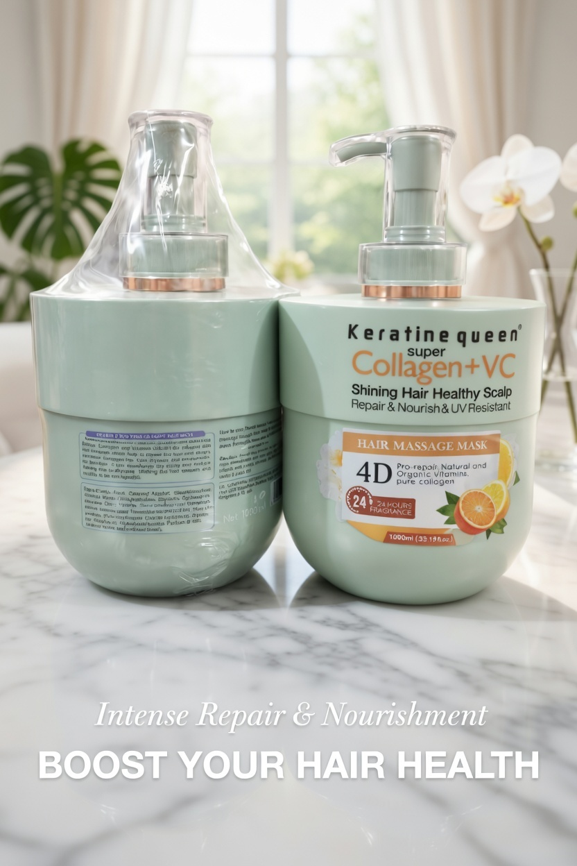 Keratin Queen Collagen + VC Hair Repair Mask 1000ml